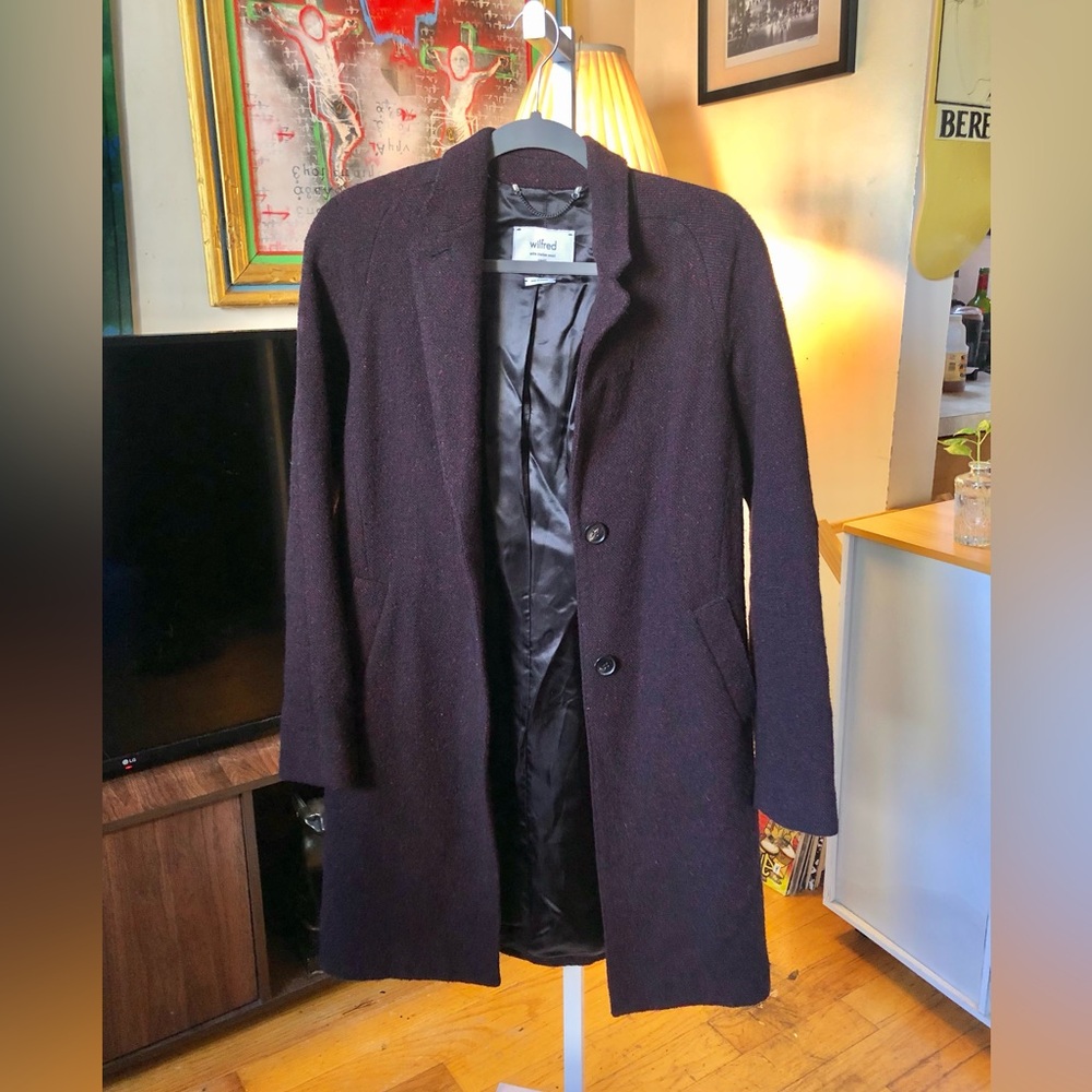 Aritzia Wilfred Italian Wool Coat
